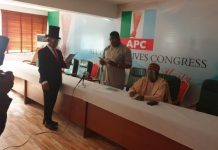 APC NWC swears in Worgu Boms to replace Giadom as Deputy National Secretary