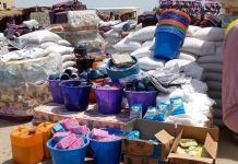 NEMA distributes food to IDPs in Borno
