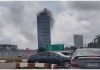 BREAKING: Fire Guts World Trade Centre, Abuja