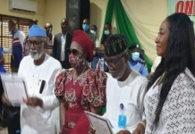 NEC issues Akeredolu, new deputy certificates of return
