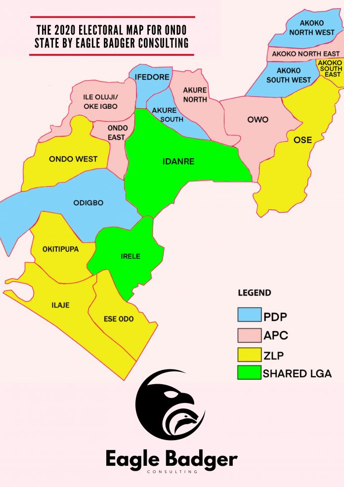 THE 2020 ELECTORAL MAP FOR ONDO STATE-1