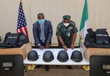 Insurgency: U.S. agency donates protective gears, equipment to police