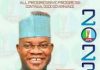 Yahaya Bello’s 2023 Presidential campaign posters flood Damaturu