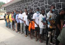 EFCC arrests 18 suspected internet fraudsters in Ogun