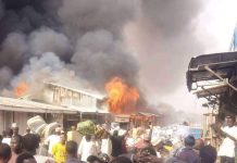 Masari visits Katsina central market, sympathises with traders over fire outbreak