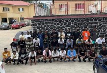 EFCC arrests instagram comedian, 34 others for alleged internet fraud in Lagos