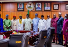 Photo News: Minister of State for Budget and National Planning, Prince Agba, receives a courtesy visit by Ekperi Leadership Forum