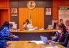 Photo News: Minister of State for Budget and National Planning, Prince Agba receives a team from Connected Development