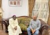 (PHOTONEWS): Bishop Kukah visits Senate Chief Whip, Orji Kalu