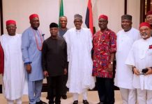 Buhari meets Southeast leaders, vows to stabilise Nigeria