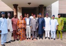 Ex-Governor Osoba returns from UK after knee surgery, hosts Ogun Exco members