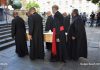Body of Desmond Tutu lying in state in Old Cathedral
