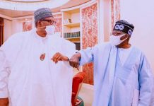 Tinubu meets minds with Buhari, says he has thrown his hat in the ring for 2023 presidency