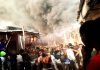 Fire guts shops, goods in popular Yobe market