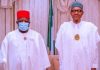 Developing: Declarations galore as Gov. Umahi informs Buhari of his intention to join 2023 presidential race