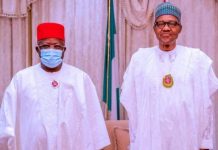Developing: Declarations galore as Gov. Umahi informs Buhari of his intention to join 2023 presidential race