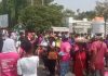 Nigerian women lay siege to National Assembly gate in Abuja in protest over failed bill