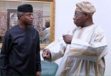 Just in: VP Osinbajo, Gov. Dapo Abiodun in closed-door meeting with ex- President Obasanjo