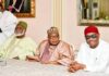 2023: Wike, other PDP governors meet IBB, Abdulsalami Abubakar In Minna