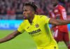 Chukwueze scores as Villarreal dump Bayern out of Champions League