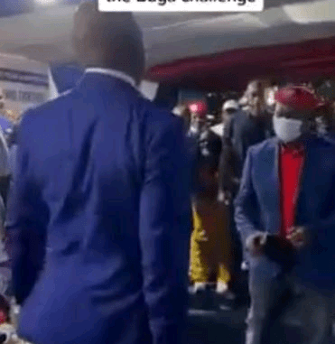 Liberian President, George Weah, takes part in Kizz Daniel’s Buga challenge (Video)