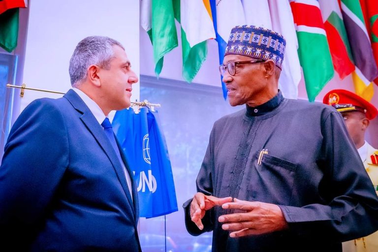 PHOTOS: President Muhammadu Buhari visits United Nations World Tourism Organisation Secretary General in Madrid, Spain