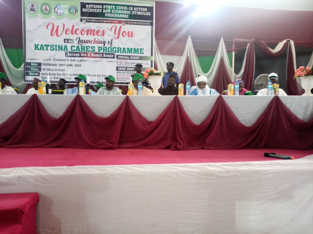 Photonews: At the launch of Katsina CARES programme on Thursday in Katsina