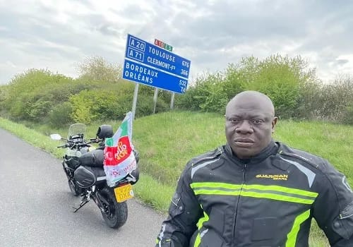 London to Lagos biker: Riding to Israel and Mount Everest is my next aim