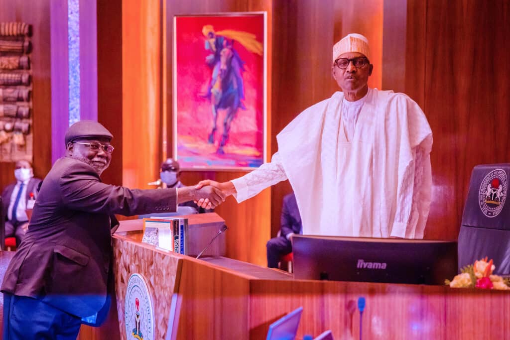 New dawn in Supreme Court as Buhari swears in Olukayode Ariwoola as Acting Chief Justice of Nigeria