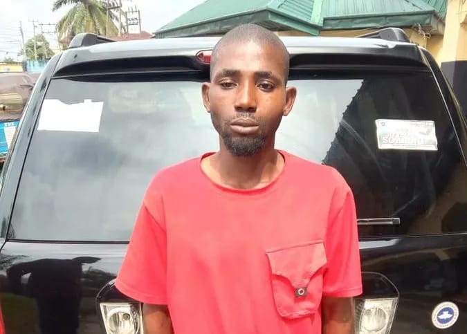 Sad! “I dreamt I’ll be rich if I rub my head with his blood” – Man who beheaded son sings in police net