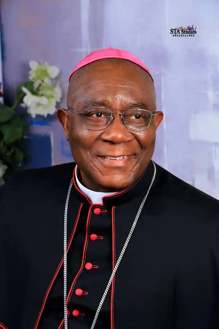 Catholic Bishop of Aba Diocese, Abia, Bishop Augustine Echema