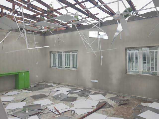 Downpour destroys FIIRO office in Kano