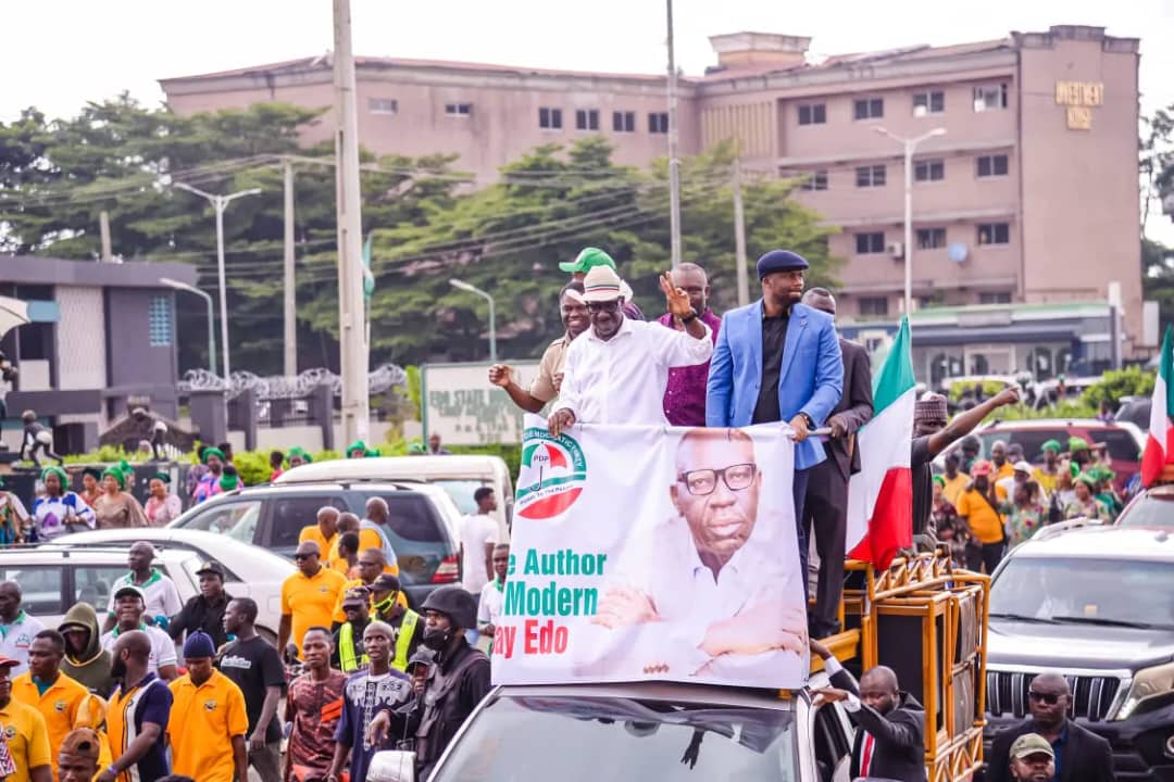 Obaseki returns from annual leave, relishes Osun PDP guber victory; hails Edo people, PDP supporters