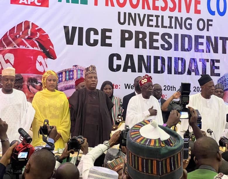 “I made hard choice Picking Shettima as running mate”, says Tinubu
