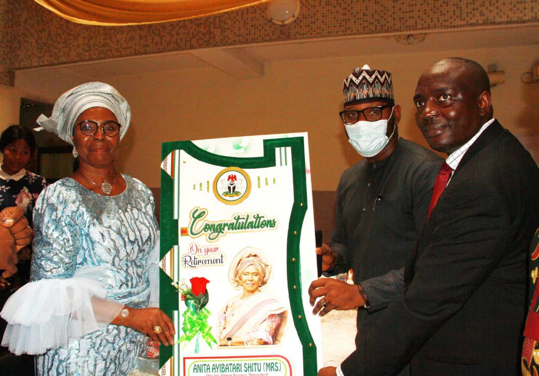 (Photo) Anita Shitu finishes well, retires from Federal Civil Service