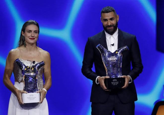 Benzema, Putellas win UEFA player of the year awards