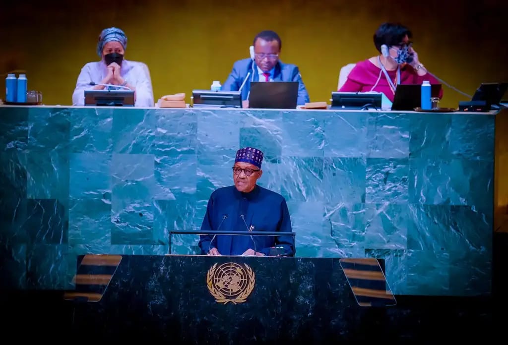 In farewell to UNGA, Buhari says Nigeria promoting democracy, rule of law in West Africa