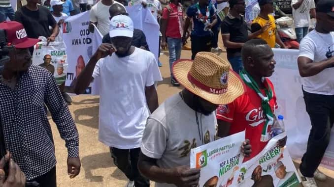 2023: Thousands of youths storm Kwara, rally support for Peter Obi
