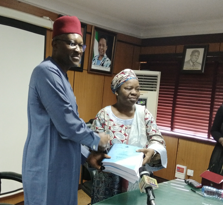 Pomp and ceremony as new Permanent Secretary takes over, pledges to complete absorption of 287 defunct NPC staff members into Planning Ministry