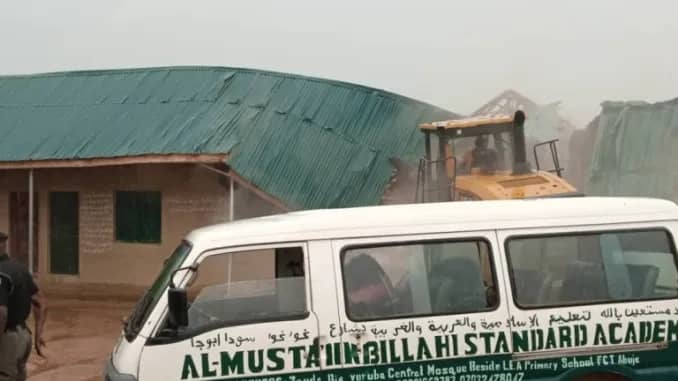 FCTA demolishes worship centres built on illegal plots