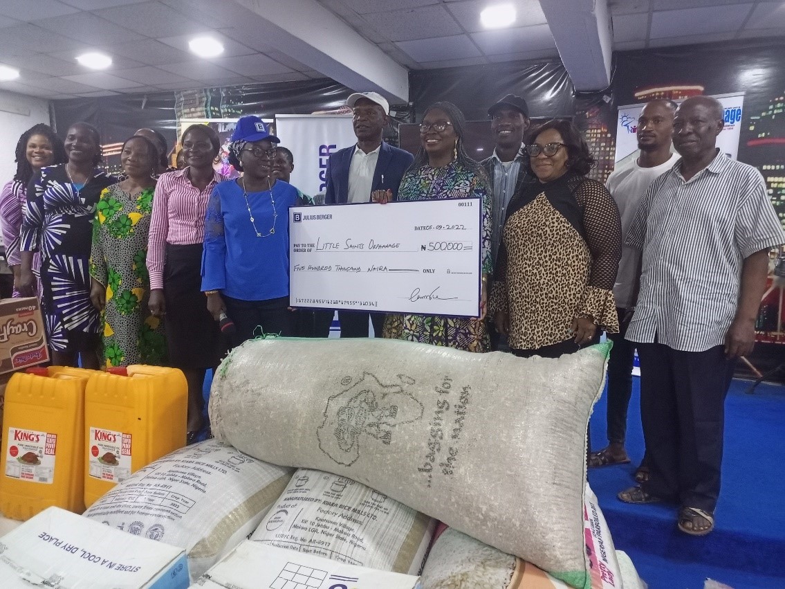 Julius Berger: Orphans hail construction leader’s CSR donation of food, cash, and other items on World Humanitarian Day