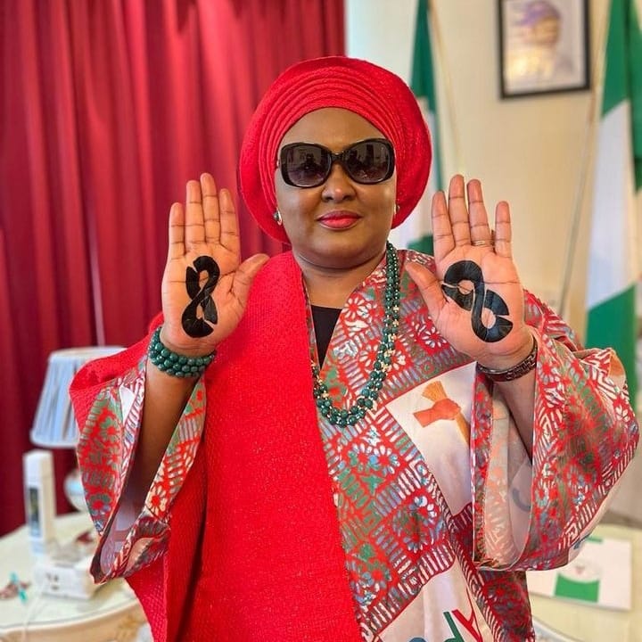 2023: Aisha Buhari rallies support for Tinubu/Shettima presidential bid