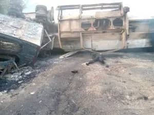 Tanker crashes: FRSC cautions motorists on excessive speed, wrongful overtaking