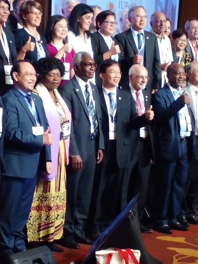 FUNAAB Professor Lateef Oladimeji Sanni inducted as fellow, International Academy of Food Science, Technology in Singapore