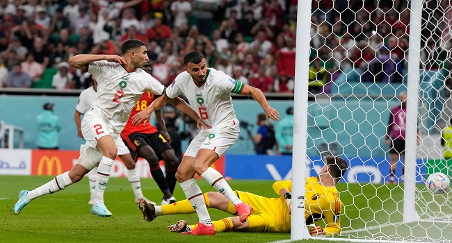 Morocco stun Belgium, secure first World Cup win in 24 years