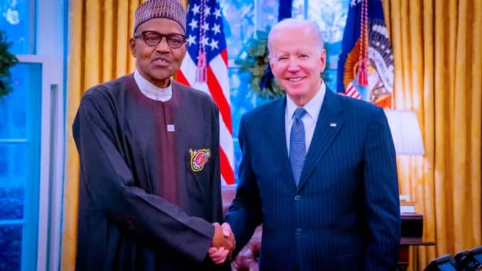 Buhari meets Biden at White House amid US-Africa Summit (Photos)