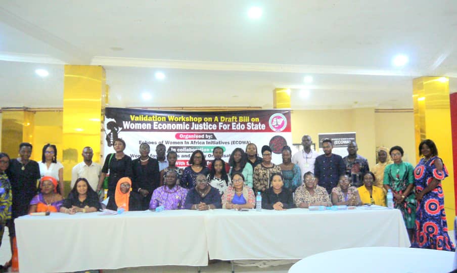 Edo govt lauds ECOWA over validation of draft bill on women economic justice