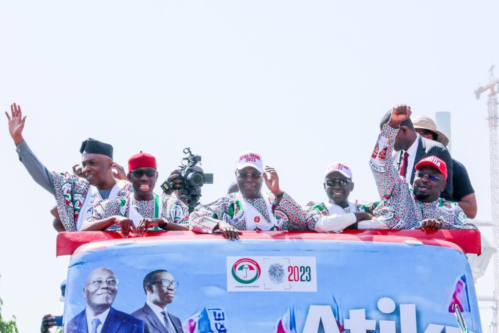 PHOTOS: Mammoth crowd as PDP holds presidential rally in Abuja ...