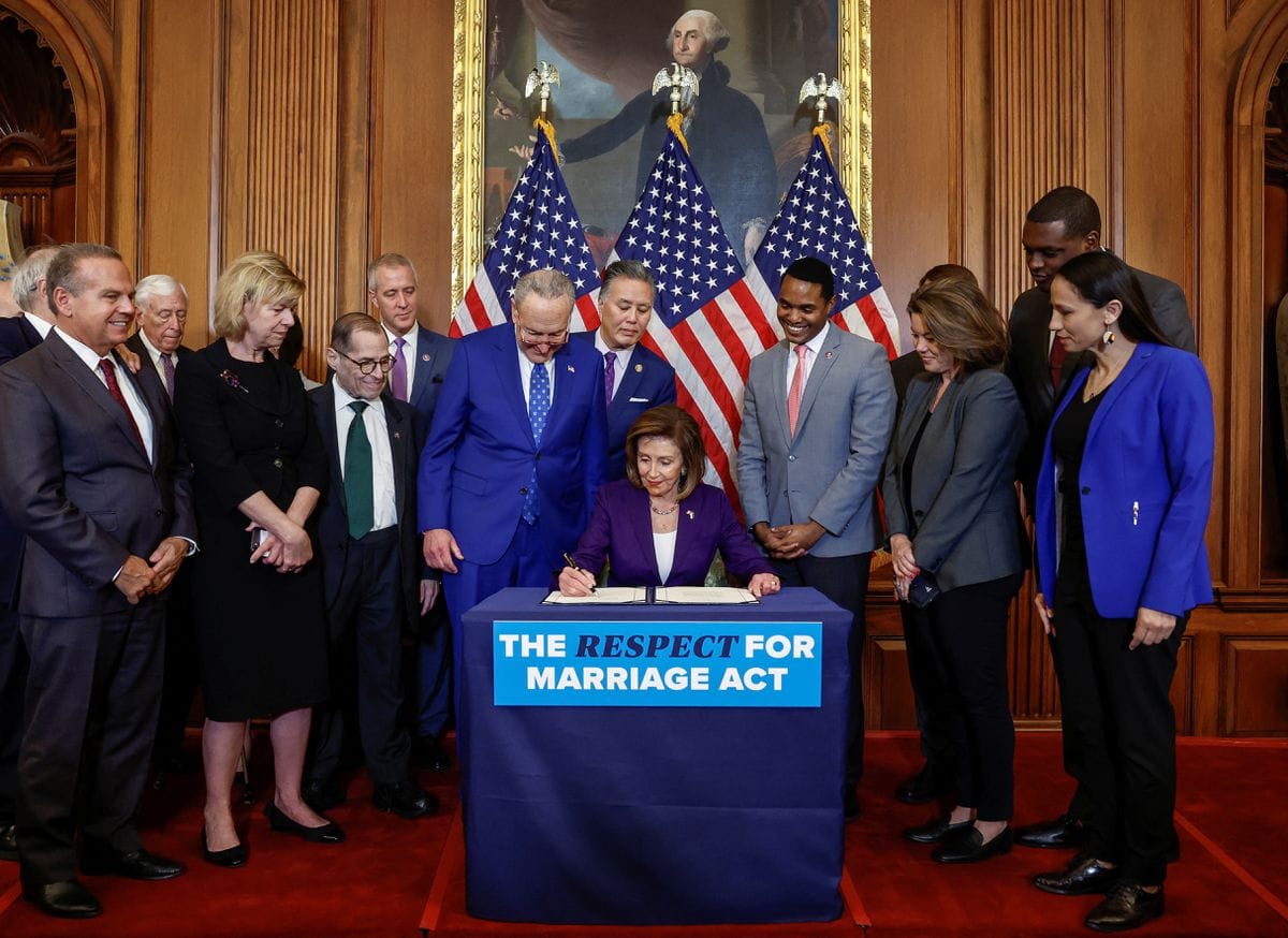 U.S. Congress passes landmark bill protecting same-sex marriage