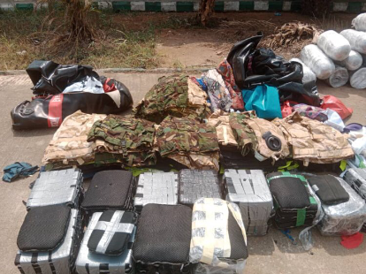 Customs intercepts hard drugs, military hardwares at Lagos airport